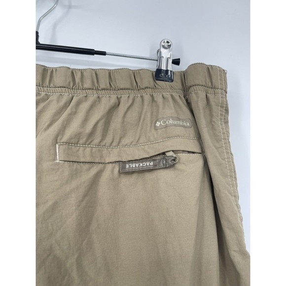 Columbia Men's Fishing Cargo Shorts XL Zipper Pockets Mesh Inside - Picture 6 of 7